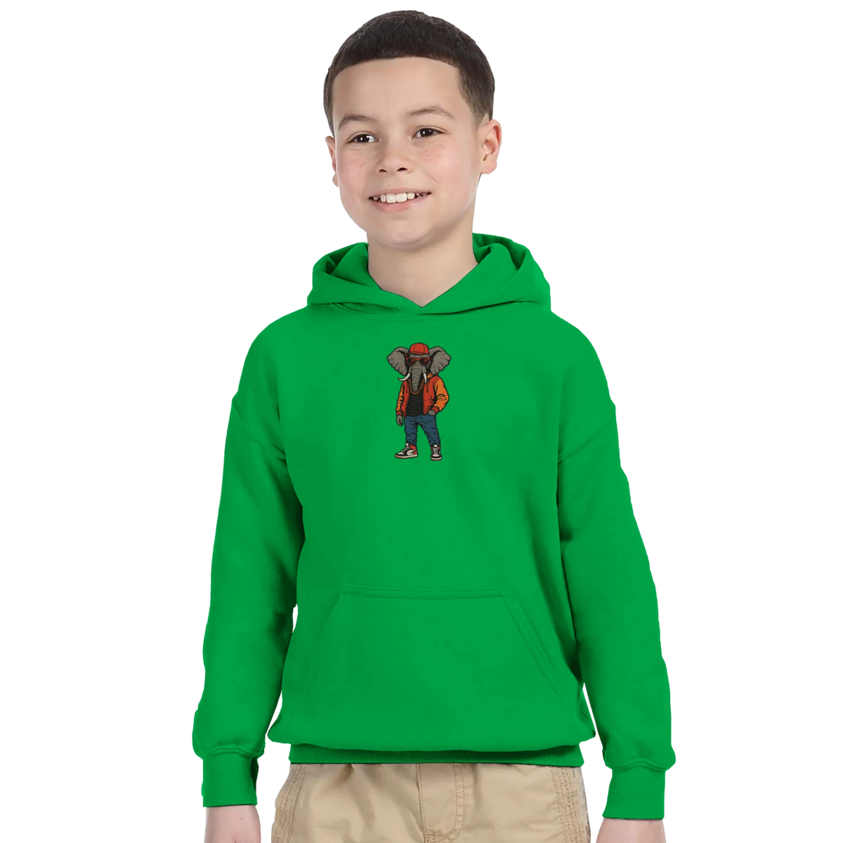Cool Elephant Hip - Hop Kids Hoodie - ROMAG Store