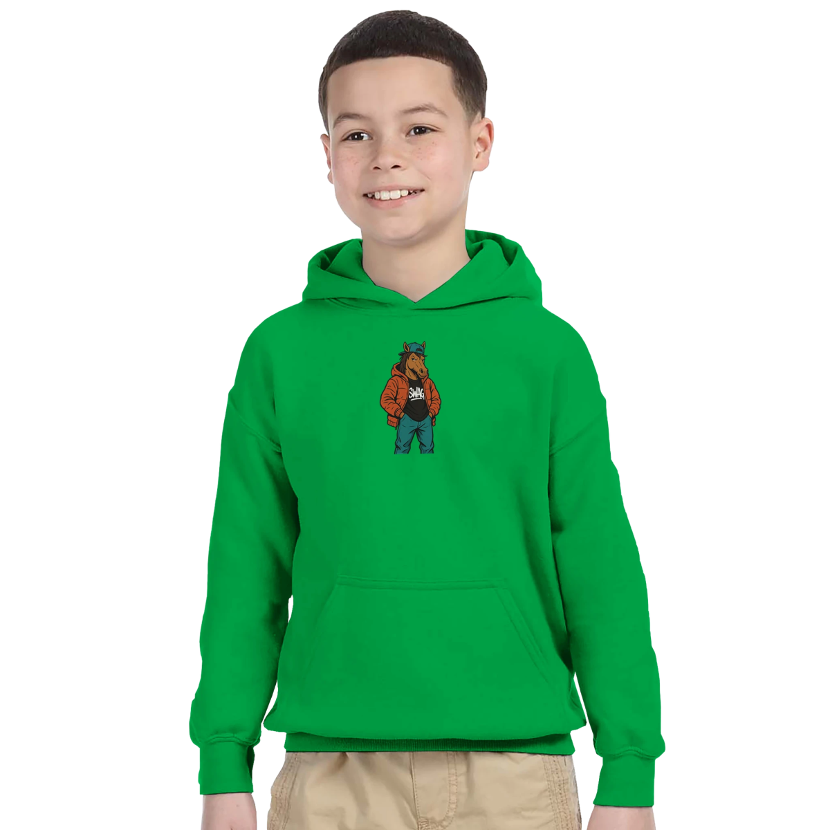 Cool Horse Swag Kids Hoodie - ROMAG Store