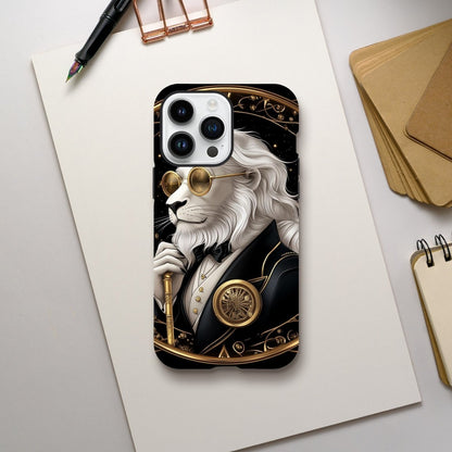Regal Lion Dapper Gentleman iPhone Tough Case - ROMAG Store