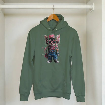 Boho Chic Cat Hoodie - ROMAG Store