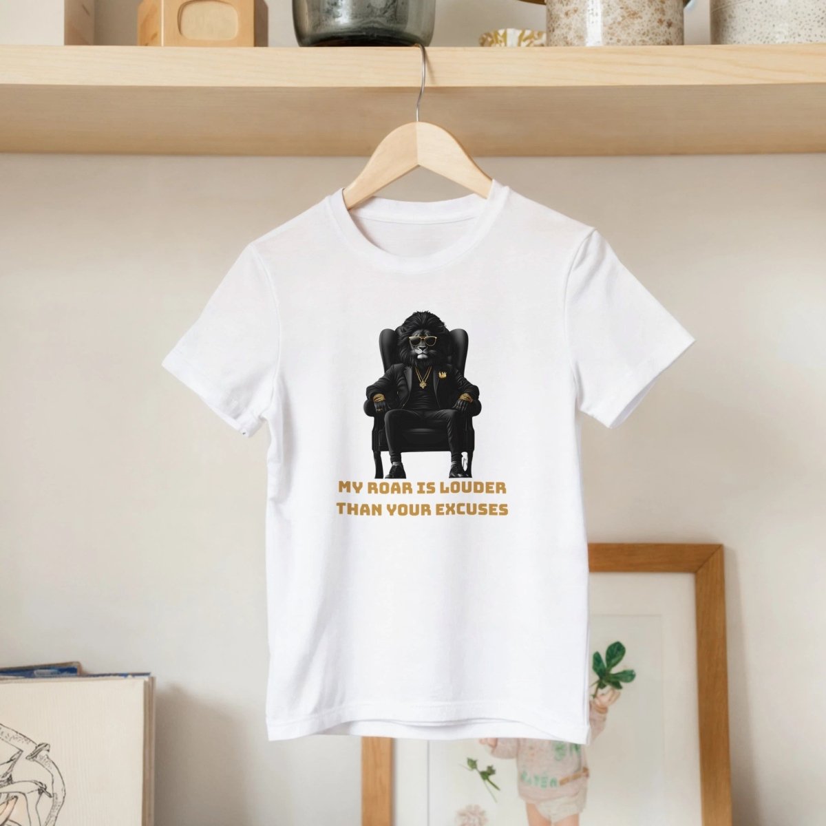 King Lion Attitude Kids Tee - ROMAG Store