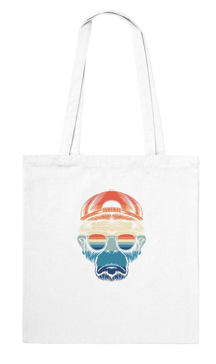 Retro Cool Ape Tote Bag - ROMAG Store