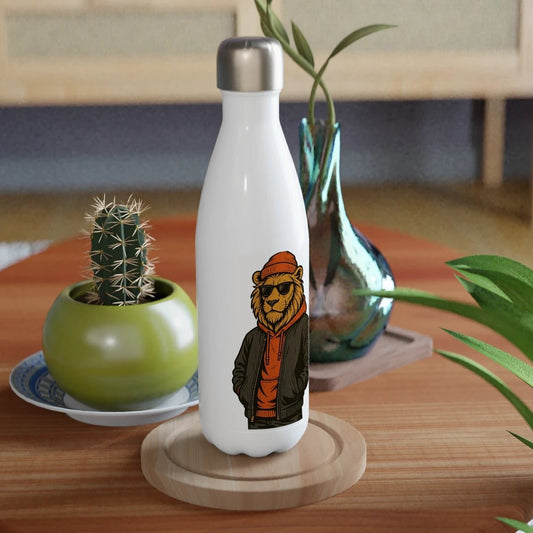 Cool Lion Streetwear Water Bottle - ROMAG Store