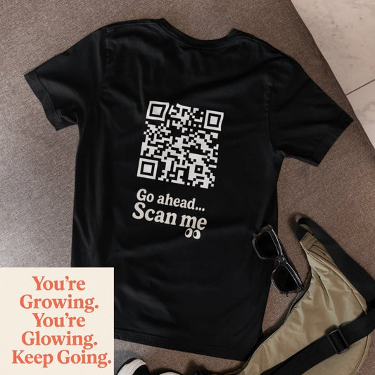 You're growing QR T-shirt - ROMAG Store