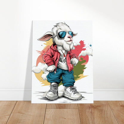 Urban Goat Swag Canvas Art - ROMAG Store