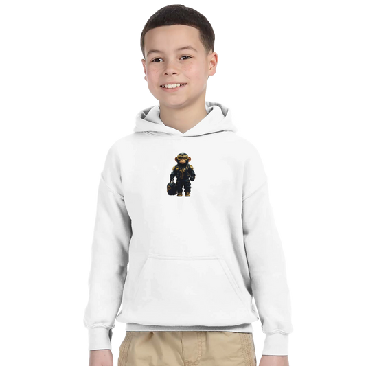Golden Glamour Chimp Kids Hoodie - ROMAG Store