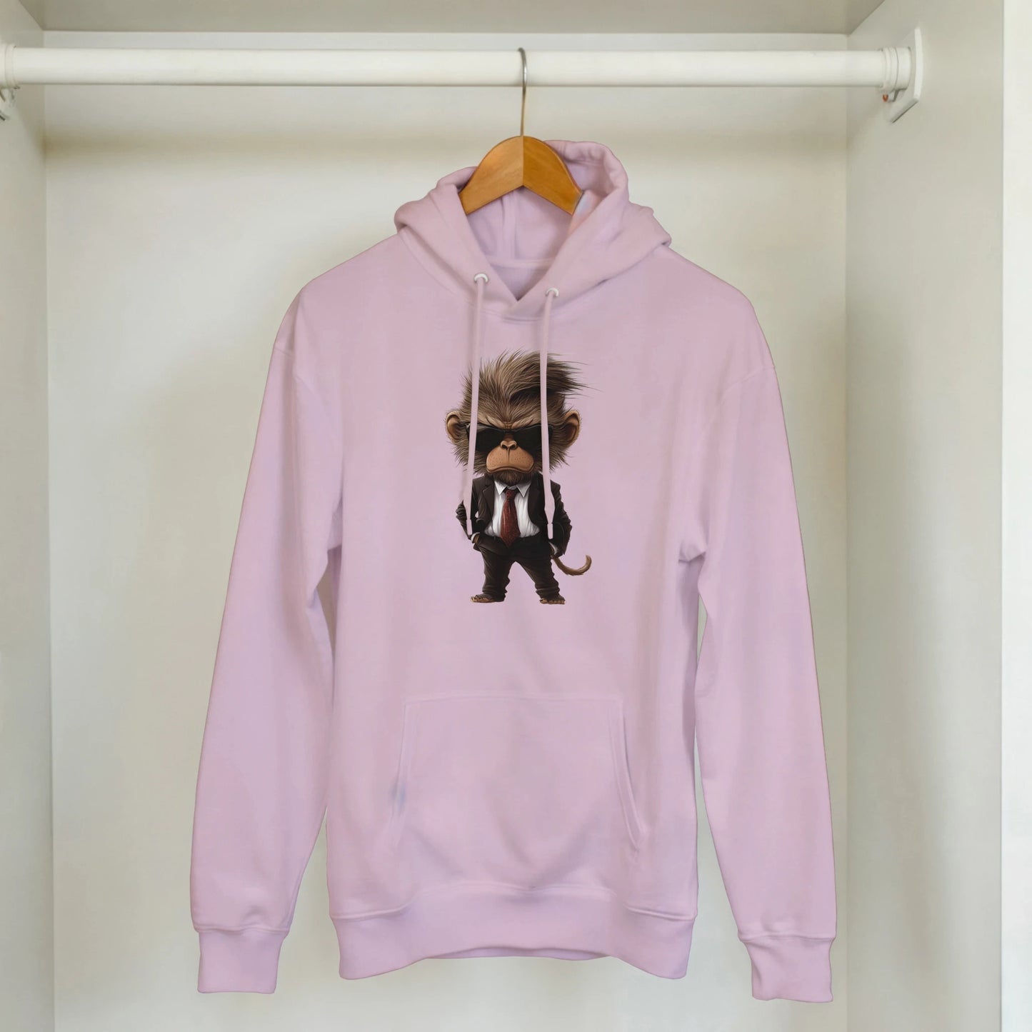 Suave Monkey in Suit Hoodie - ROMAG Store