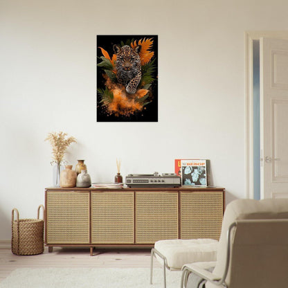 Leopard Jungle Canvas Art - ROMAG Store