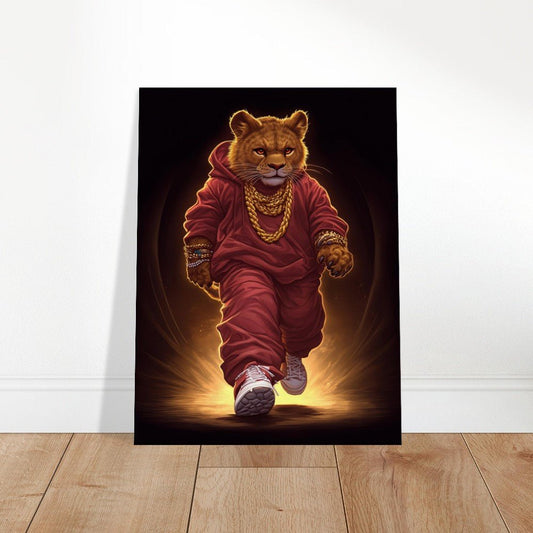 Lion Cub in Hoodie Canvas - ROMAG Store