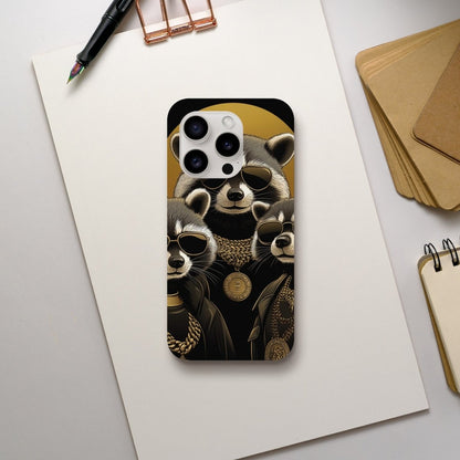 High Roller Raccoons iPhone Tough Case - ROMAG Store