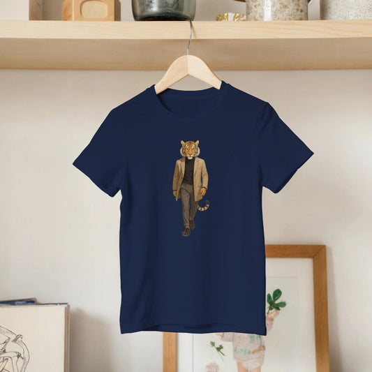 Dapper Tiger Kids Tee - ROMAG Store