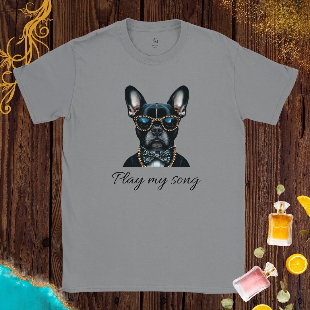 Party dog at Animals Fashion Week T-shirt