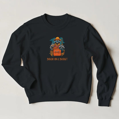 Boujee on a Budget Raccoon Sweatshirt - ROMAG Store