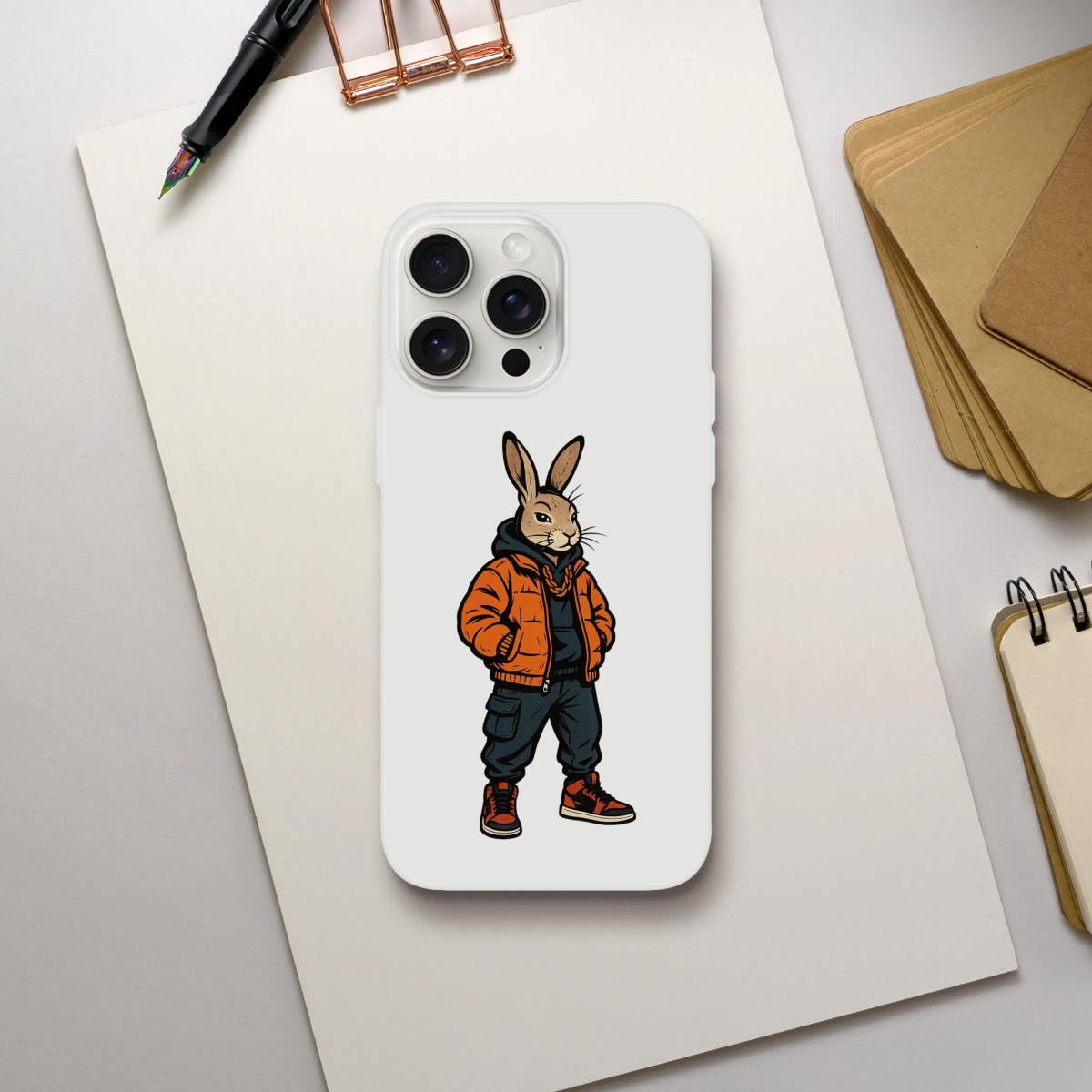 Cool Rabbit Streetwear iPhone Flexi Case - ROMAG Store