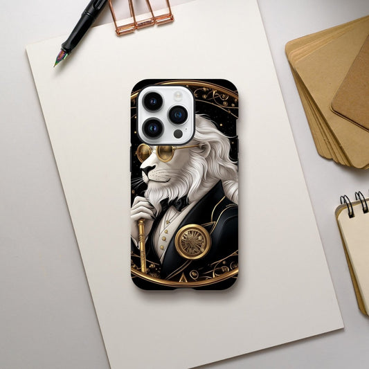 Regal Lion Dapper Gentleman iPhone Tough Case - ROMAG Store