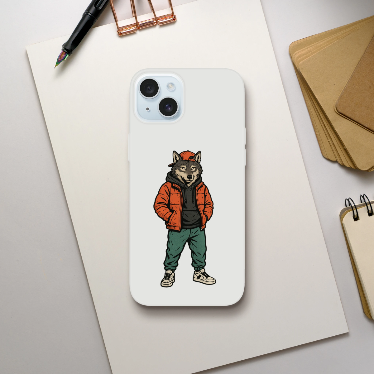 Urban Street Wolf iPhone Flexi Case - ROMAG Store