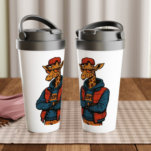 Dope Giraffe Stainless Steel Travel Mug - ROMAG Store