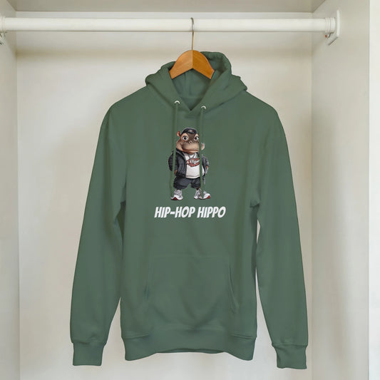 Hip - Hop Hippo Hoodie - ROMAG Store