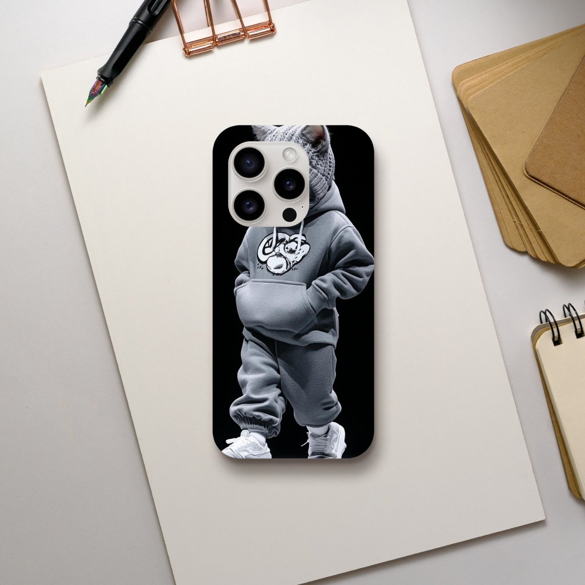 Chic Cat Street Style iPhone Tough Case - ROMAG Store