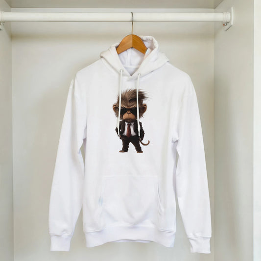 Suave Monkey in Suit Hoodie - ROMAG Store