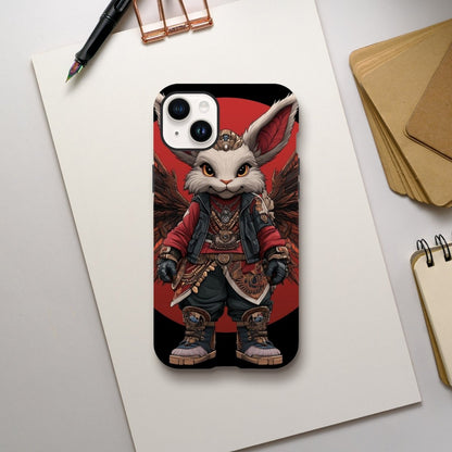 Winged Steampunk Rabbit iPhone Tough Case - ROMAG Store