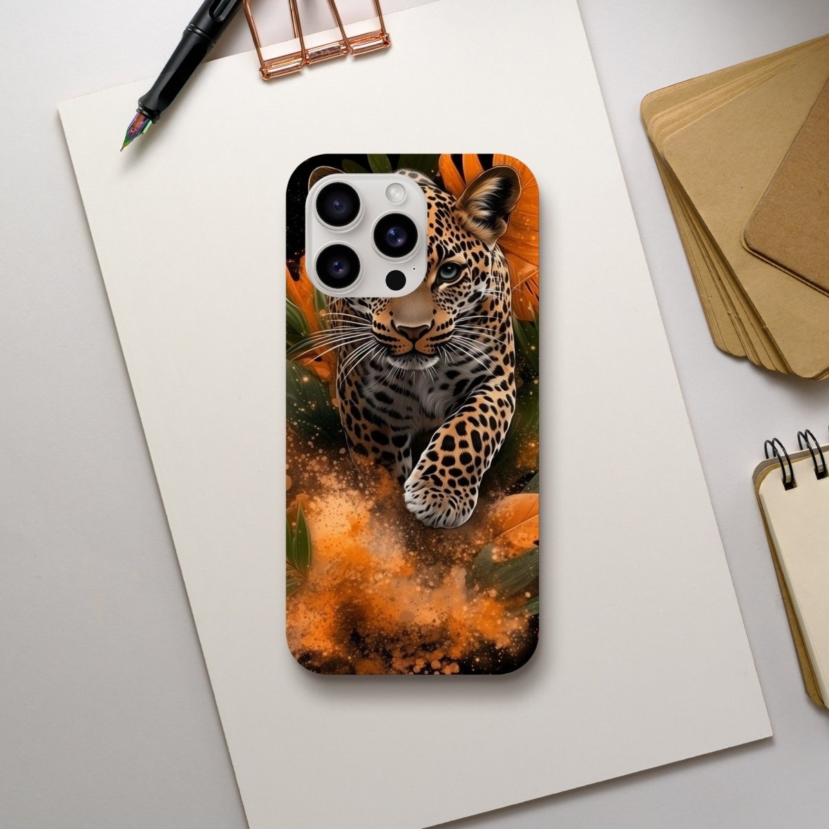 Jungle Leopard Tough iPhone Case - ROMAG Store