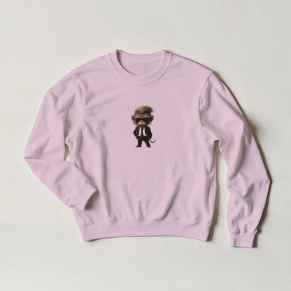 Cool Monkey Boss Sweatshirt – Streetwear Graphic, Your Choice of 6 Colors - ROMAG Store