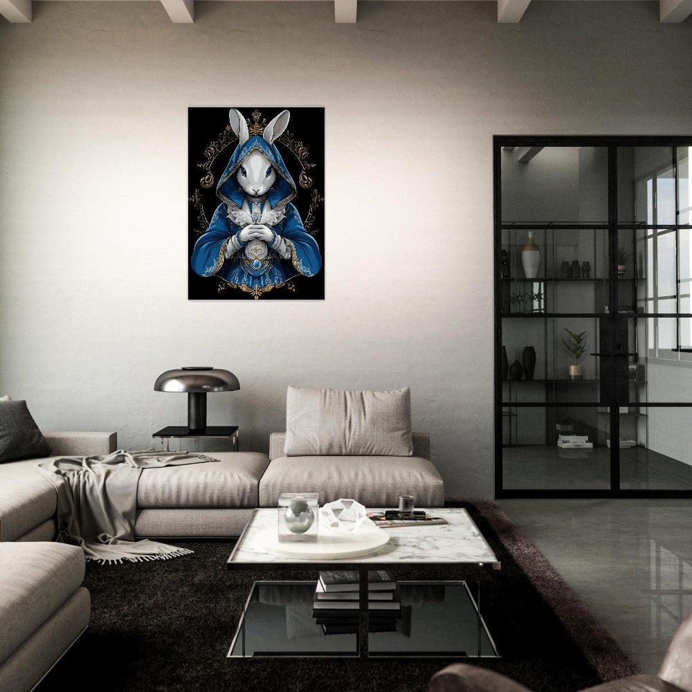 Royal Rabbit Canvas Art - ROMAG Store