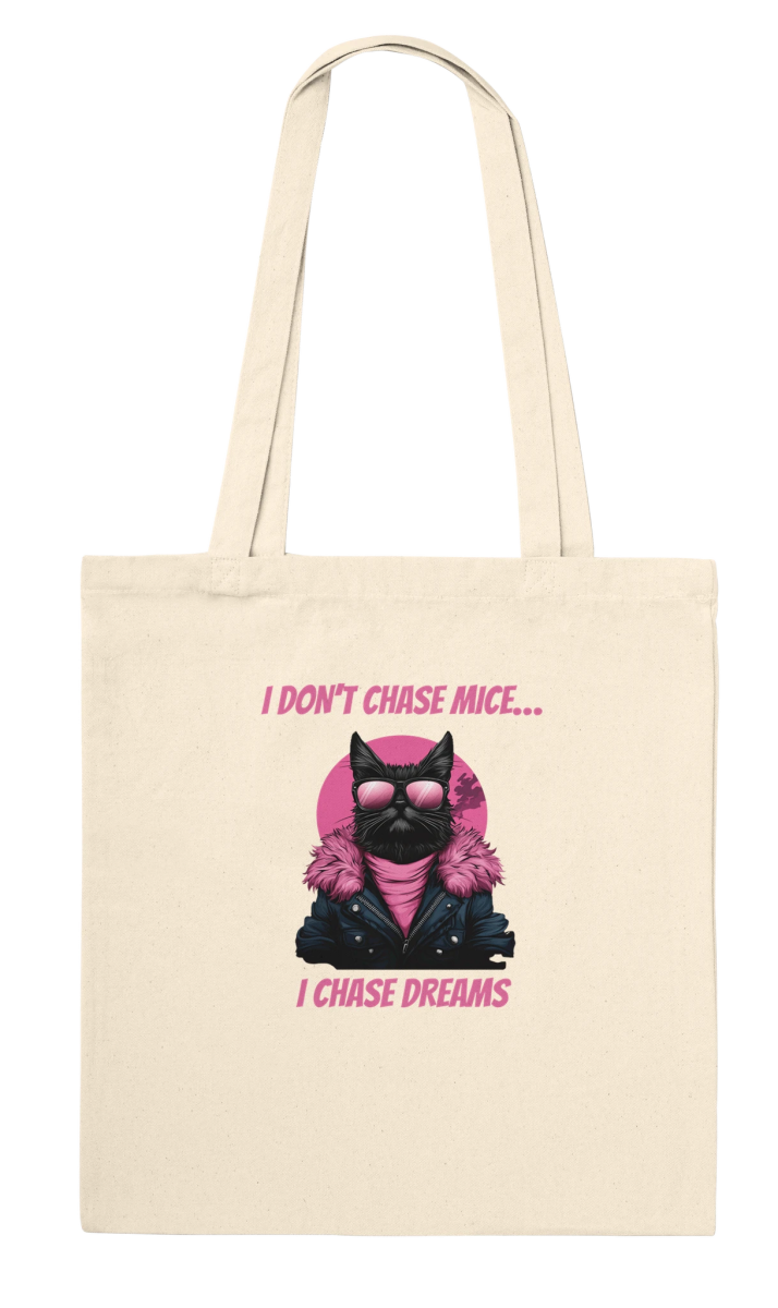 Retro Glam Cat Tote Bag - ROMAG Store