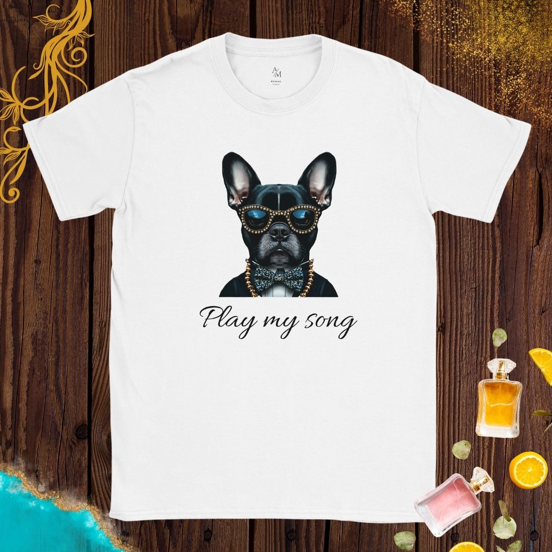 Party dog at Animals Fashion Week T-shirt