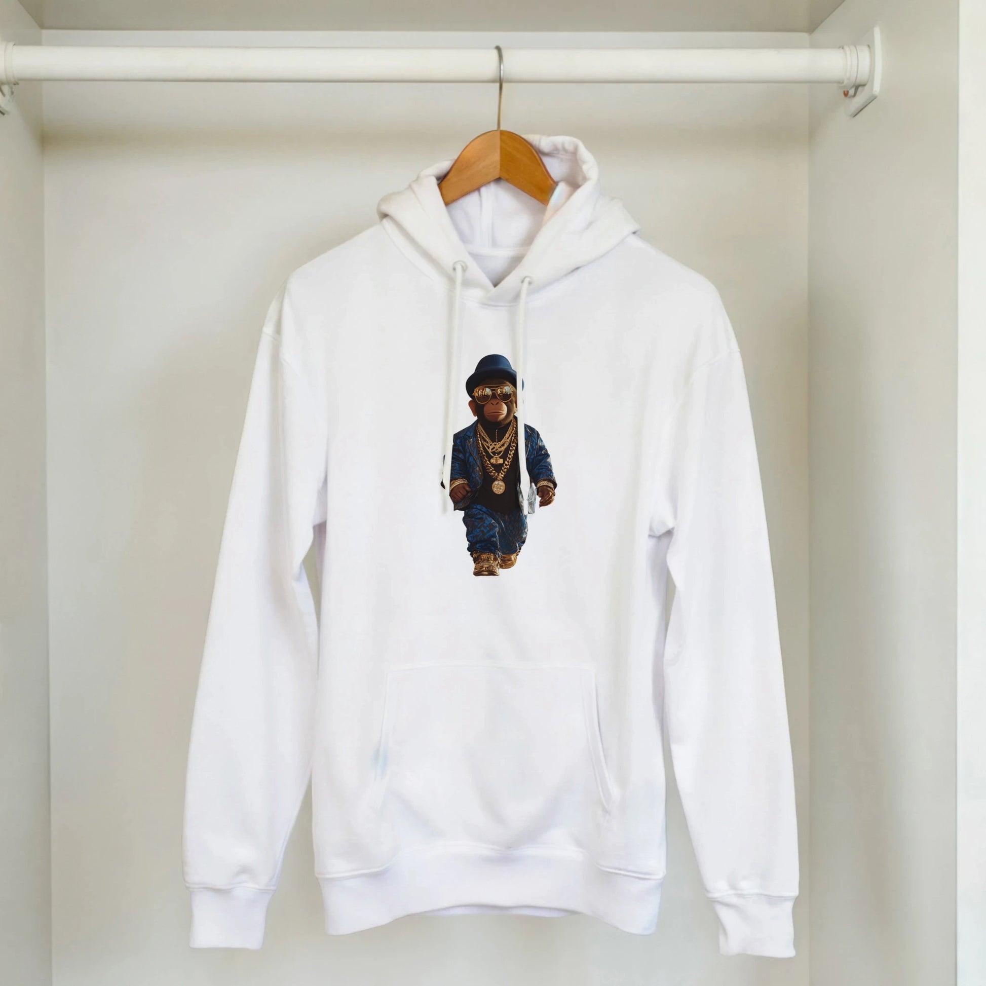 Chimpanzee King Streetwear Hoodie - ROMAG Store