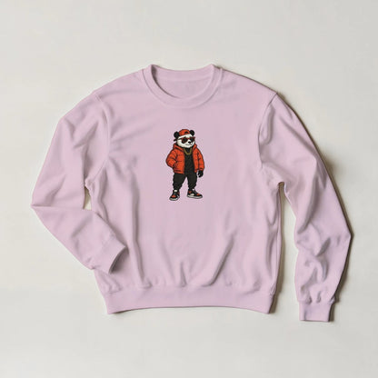 Cool Panda Sweatshirt – Urban Streetwear Graphic in 6 Colors - ROMAG Store