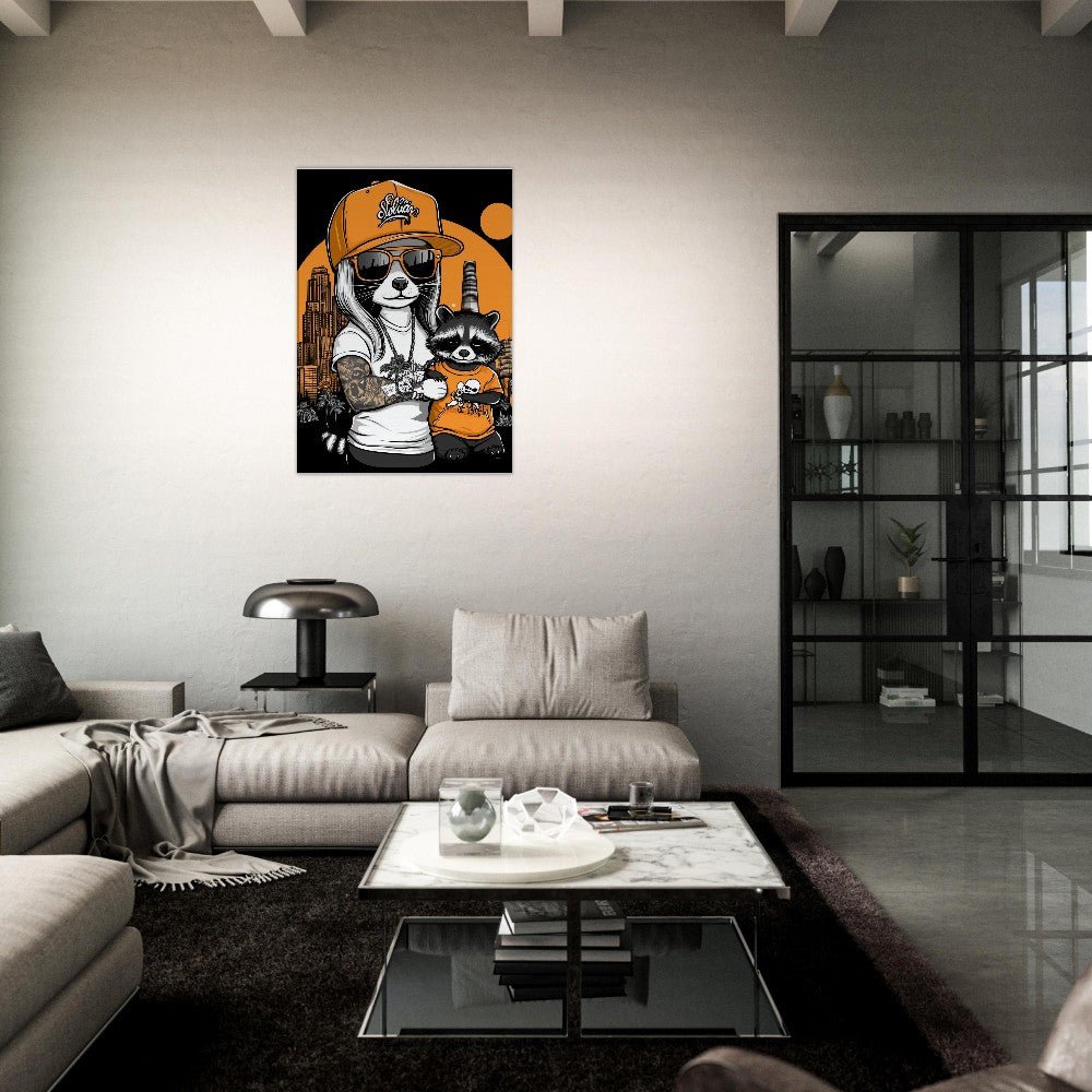 Urban Raccoon Street Style Canvas - ROMAG Store