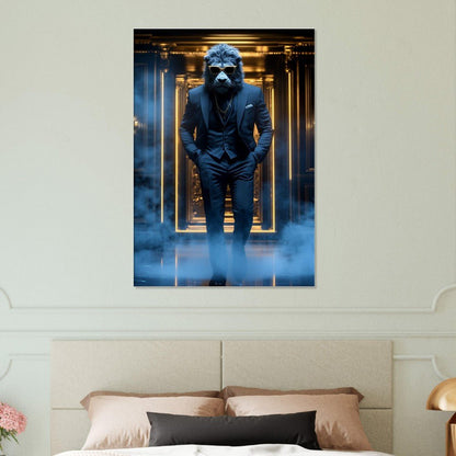Luxury Lion in Suit Canvas - ROMAG Store