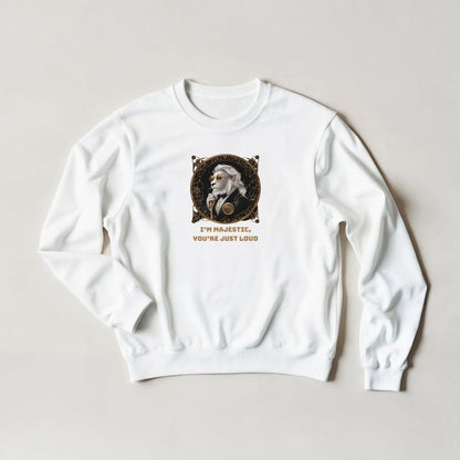 Majestic Lion Sweatshirt – Steampunk Elegance Streetwear in 6 Hues - ROMAG Store