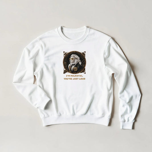 Majestic Lion Sweatshirt – Steampunk Elegance Streetwear in 6 Hues - ROMAG Store