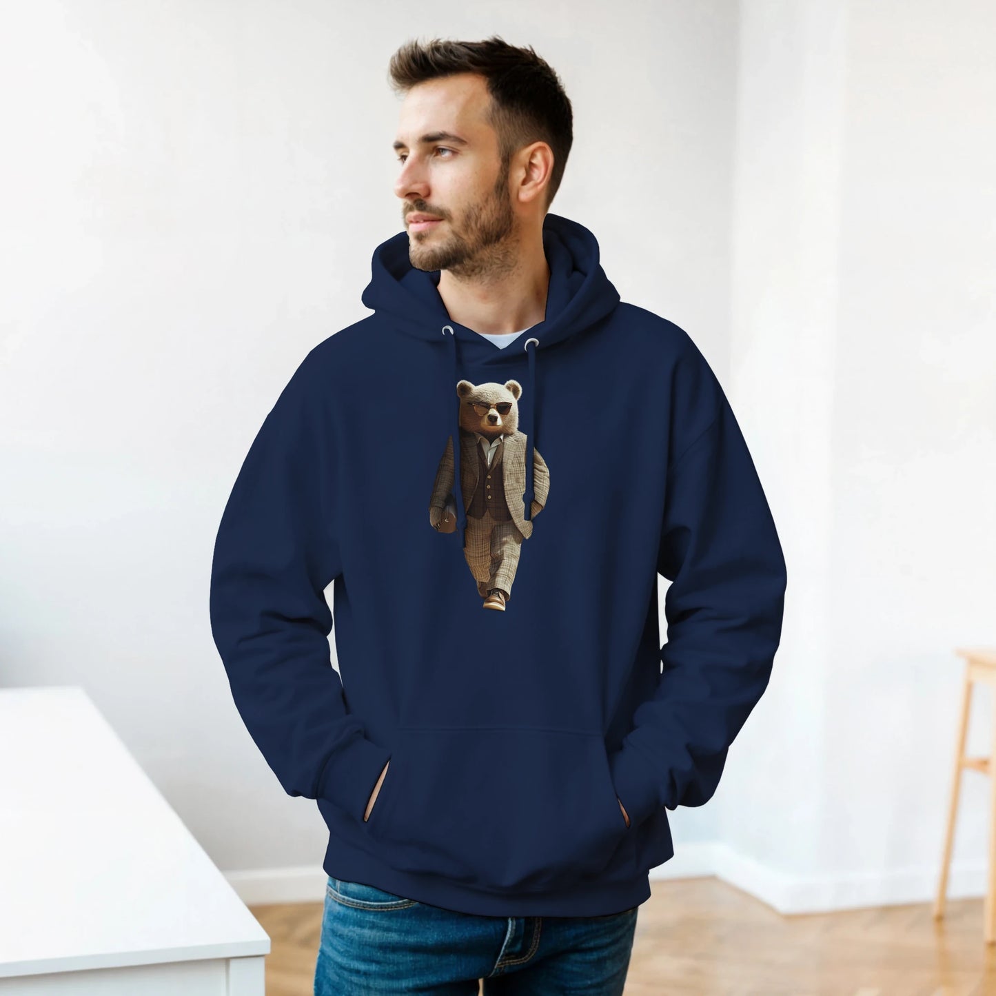 Dapper Bear Streetwear Hoodie - ROMAG Store