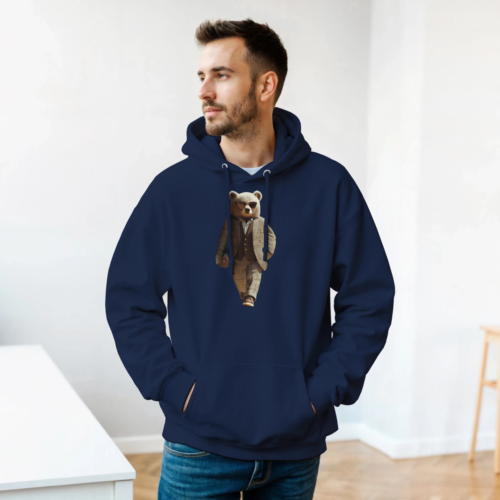Dapper Bear Streetwear Hoodie - ROMAG Store