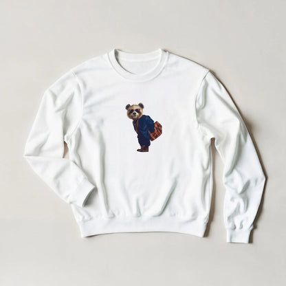 Cool Panda Bear Sweatshirt – Urban Streetwear Graphic in 6 Colors - ROMAG Store