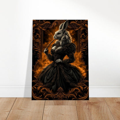 Elegant Rabbit in Ball Gown Canvas - ROMAG Store