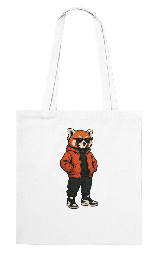 Cool Red Panda Streetwear Tote Bag - ROMAG Store
