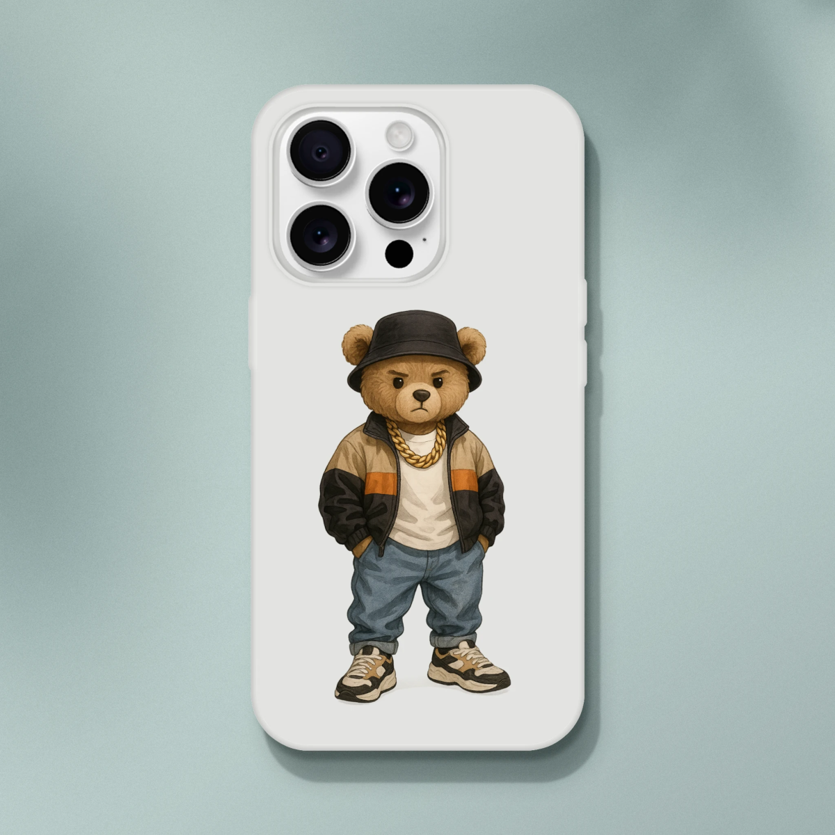Cool Bear Urban Streetwear iPhone Flexi Case - ROMAG Store
