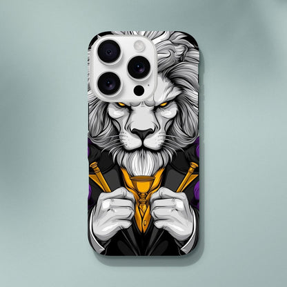 Regal Lion Dandy iPhone Tough Case - ROMAG Store