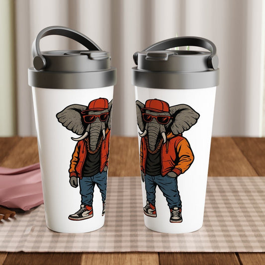 Cool Elephant Stainless Steel Travel Mug - ROMAG Store