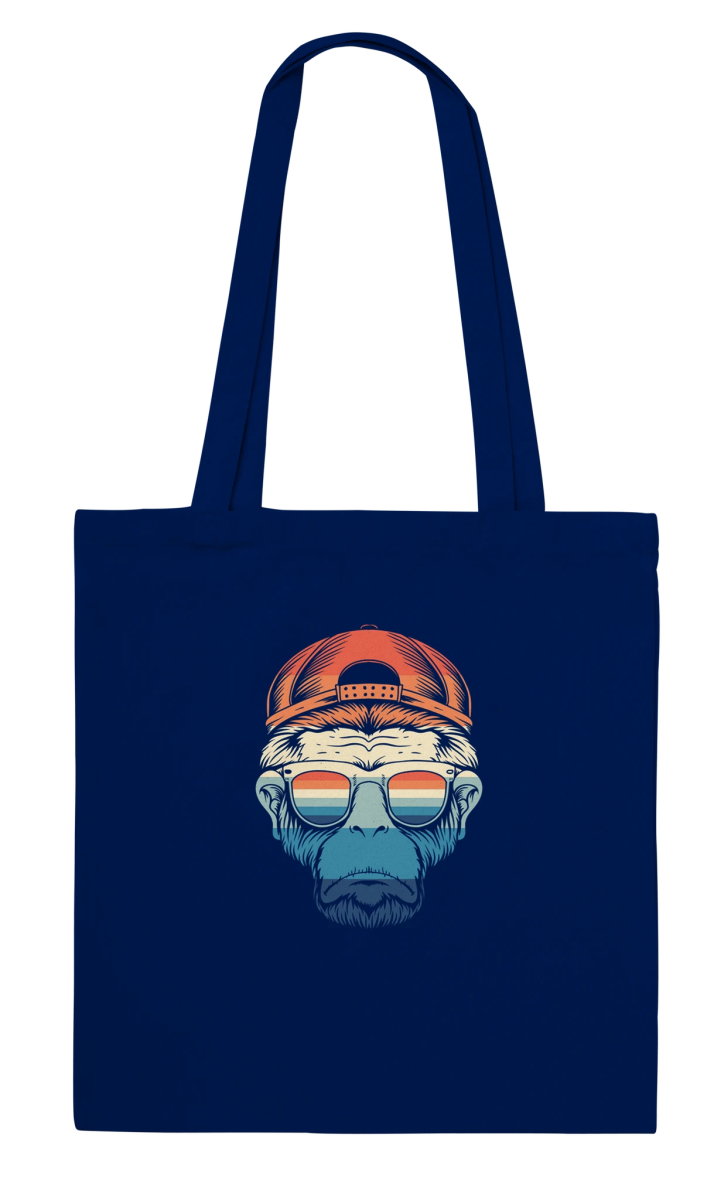 Retro Cool Ape Tote Bag - ROMAG Store