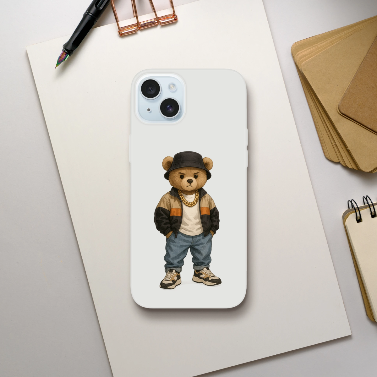 Cool Bear Urban Streetwear iPhone Flexi Case - ROMAG Store