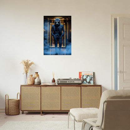 Luxury Lion in Suit Canvas - ROMAG Store