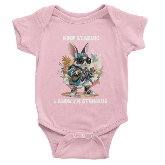 Cool Bunny Urban Baby Short Sleeve Bodysuit - ROMAG Store