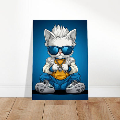 Cool Cat in Shades Canvas - ROMAG Store