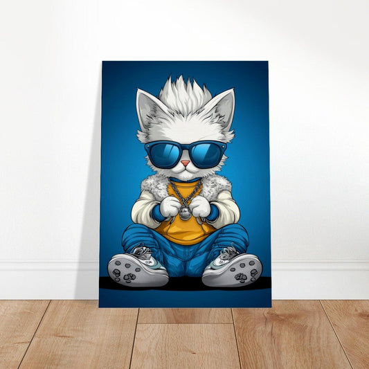 Cool Cat in Shades Canvas - ROMAG Store